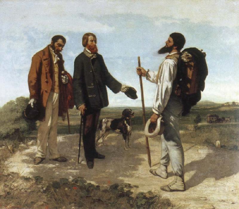 Gustave Courbet bonjour monsieur courbet China oil painting art